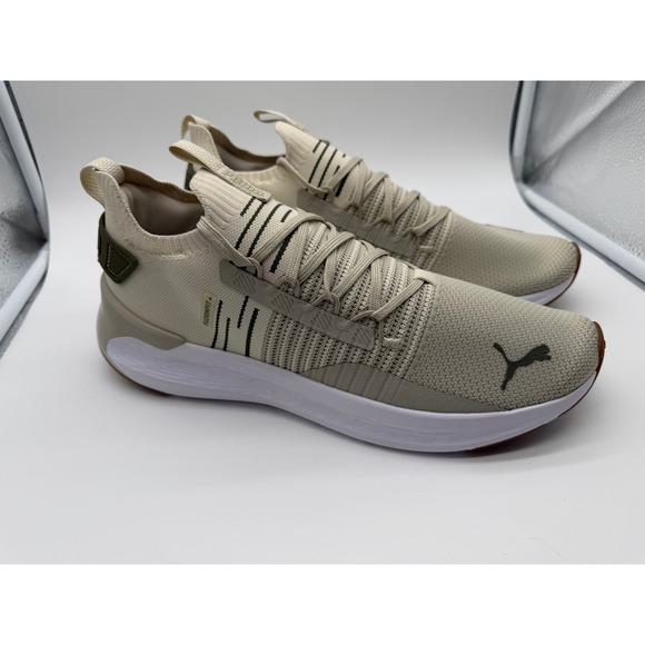 Puma Other - Puma Softride Symmetry Fuzion LS Desert Dust Snow Men's Size 11 Sneaker 0061